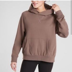 Athleta moonrise mineral brown hoodie medium NWT